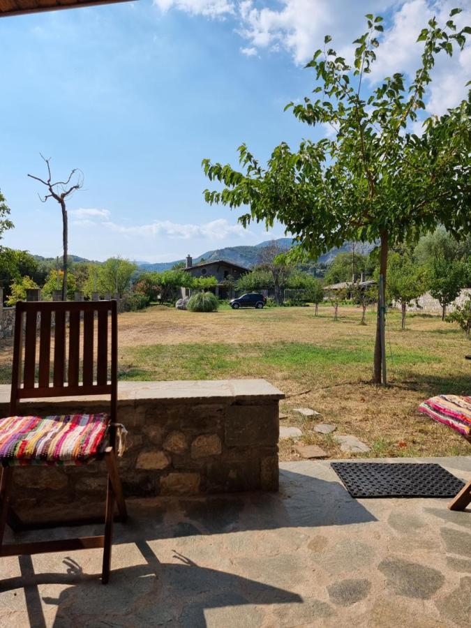 House With Big Garden And Barbeque In Nature Vourgareli المظهر الخارجي الصورة