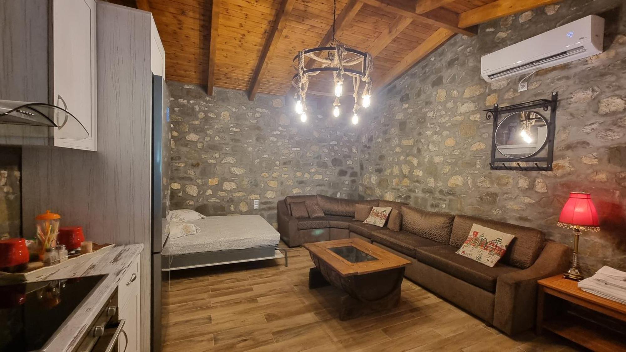 House With Big Garden And Barbeque In Nature Vourgareli المظهر الخارجي الصورة